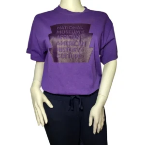 Smithsonian Institution National Museum of African American History & Culture T-Shirt Purple Size Medium