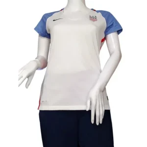 NIKE USA Women Short Sleeve Shirt Red, White and Blue Patriotic Dri- Fit Size Small