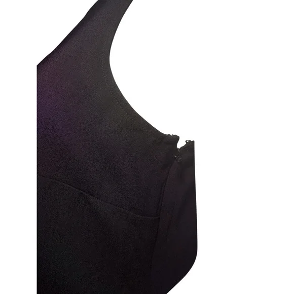 Ann Taylor Women Cascading Ruffle Short sleeve Blouse Black Size Small - Image 10