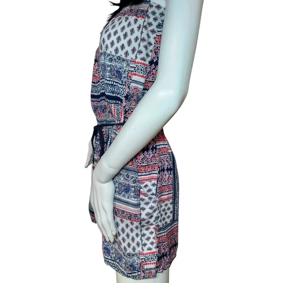 Three Pink Hearts Women Strapless Color block Romper Size Large - Image 7