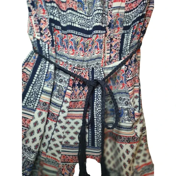 Three Pink Hearts Women Strapless Color block Romper Size Large - Image 11