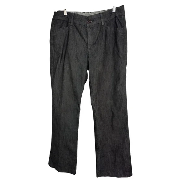 Lee Mens Casual Relaxed fit Mid-waist Pants Gray Size 12