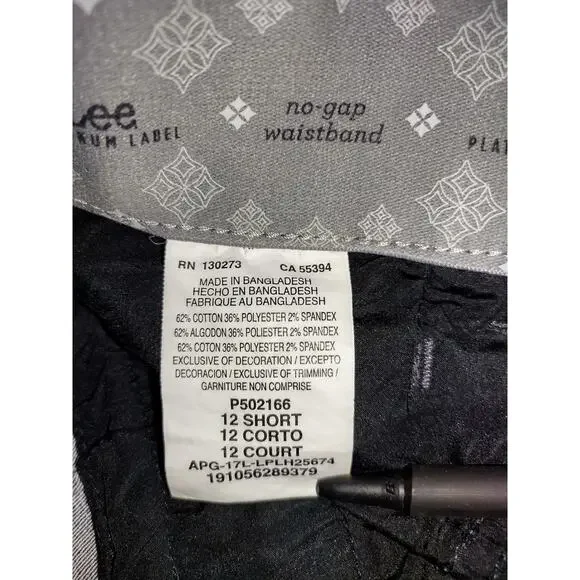 Lee Mens Casual Relaxed fit Mid-waist Pants Gray Size 12 - Image 7