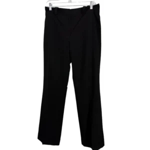 Womens Mid-rise Mid-waist Trouser Pants Black Size 8