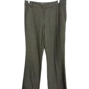 New York & Company Womens Mid-rise Trouser Pants Black Size 8