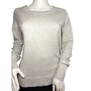 Gap Women Pullover Crew-Neck Gray Sweatshirt Size Medium