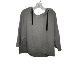 Calvin Klein Women Performance 3/4 Sleeves Gray Hoodie Sweatshirt Size X-Large