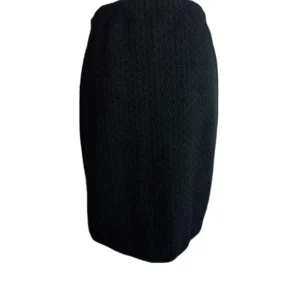 Max Studio Womens Pencil Midi Skirt Black Size Medium