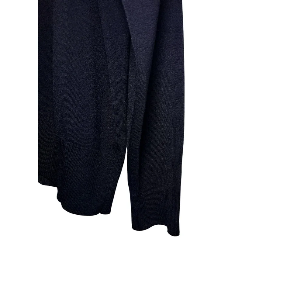 Mc Cann Cardigan Sweater Long Sleeves Button Front Knit Black Womens Size XL - Image 4