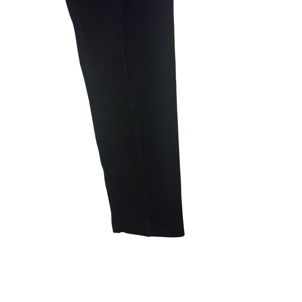 Simply Vera Vera Wang Cropped Pants Pull On Stretch Casual Black Womens Large - Image 3