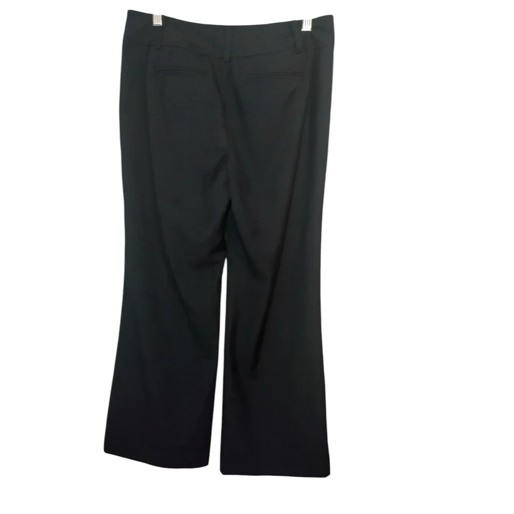 Ann Taylor Dress Pants Traditional Fit Bootcut Pinstriped Smoke Gray Womens 10P - Image 6