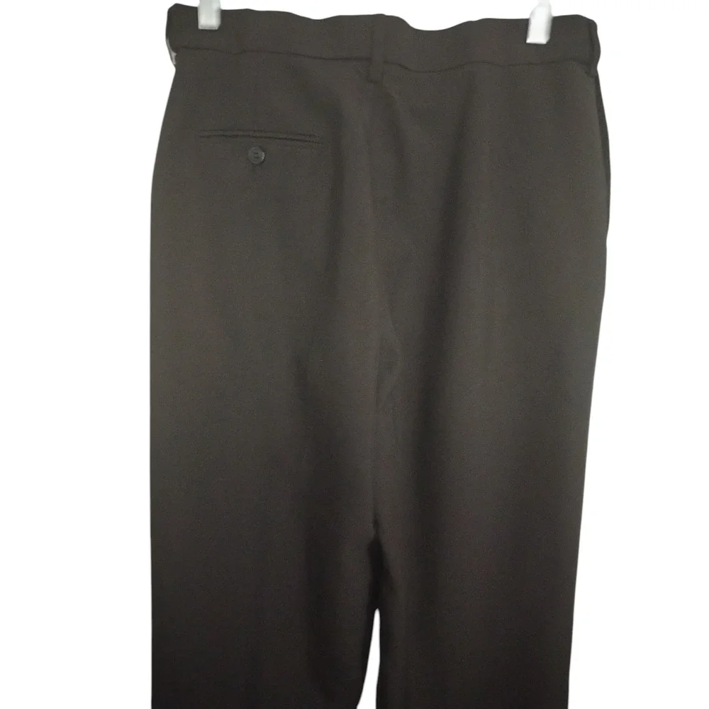 Unbranded Dress Pants Straight Leg Flat Front Trousers Black Womens Size 12R - Image 5