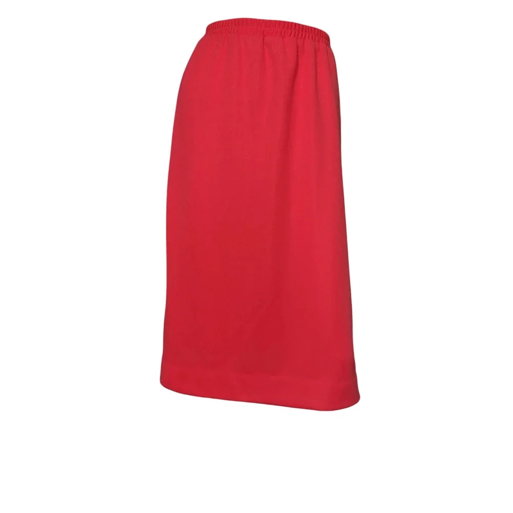 Henry Lee Coordinates Pencil Skirt Pull On Knee Length Pink Womens Size 20W