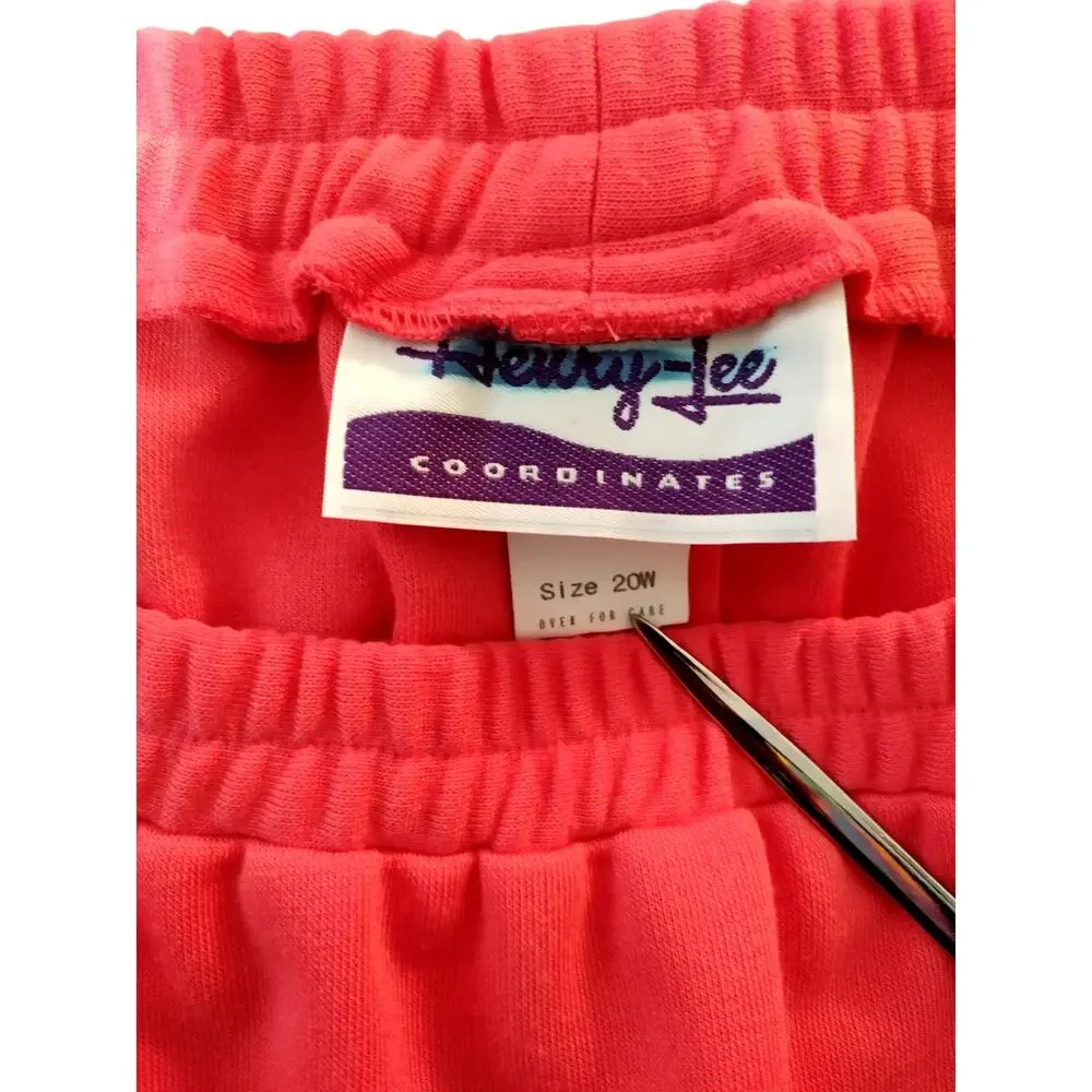 Henry Lee Coordinates Pencil Skirt Pull On Knee Length Pink Womens Size 20W - Image 5