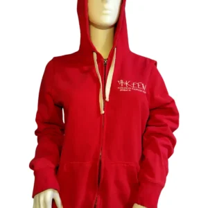 KEEN Womens Casual Hooded Full zip up Jacket Red Size Medium