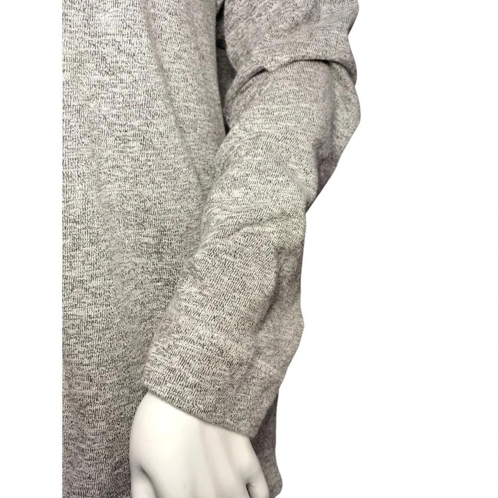 Divided by H&M Womens Light Heather Gray Open Front Cardigan Long Sleeve Sweater Medium - Image 5