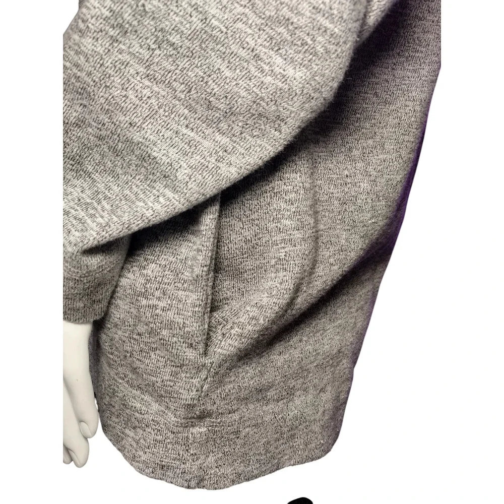 Divided by H&M Womens Light Heather Gray Open Front Cardigan Long Sleeve Sweater Medium - Image 4