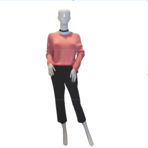 T Tahari Sweater Long Sleeves Crew Neck Pullover Ribbed Knit Pink Womens Medium