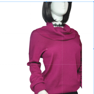 Cynthia Rowley Extra Fine Merino Wool Sweater Knit Magenta Pink Womens Size XL