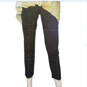 Simply Vera Vera Wang Cropped Pants Pull On Stretch Casual Black Womens Large