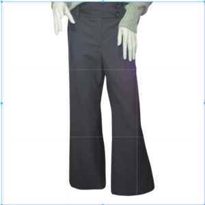 Ann Taylor Dress Pants Traditional Fit Bootcut Pinstriped Smoke Gray Womens 10P