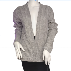 Divided by H&M Womens Light Heather Gray Open Front Cardigan Long Sleeve Sweater Medium
