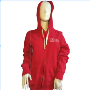 KEEN Womens Casual Hooded Full zip up Jacket Red Size Medium